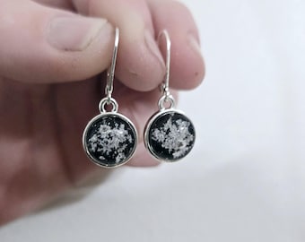 Pet Ash Earrings: Fused Glass Memorial Jewelry