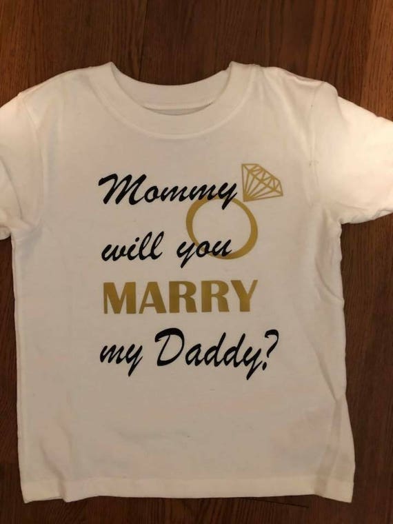 mommy will you marry daddy onesie