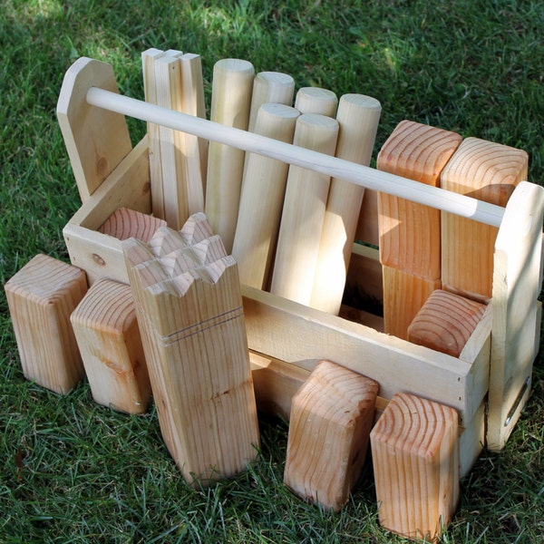 Kubb Set with Cedar Crate