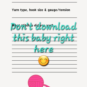 Crochet Pattern Design Template Etsy Crochet Pattern Design Template Etsy