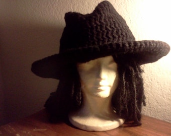 Custom Wide-Brimmed Fedora // Crochet Fedoras // Crochet Hats // Unisex Hats // Holiday Gifts // Christmas Gifts