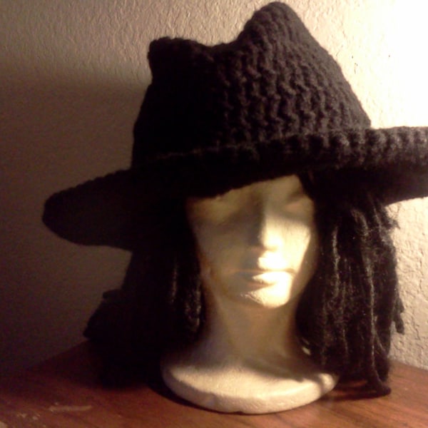 Fedora Crochet Brown Hat main image 1