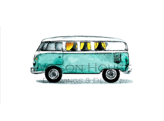 Old school volkswagen best sale van