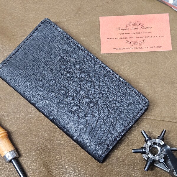 Ostrich Wallet - Etsy