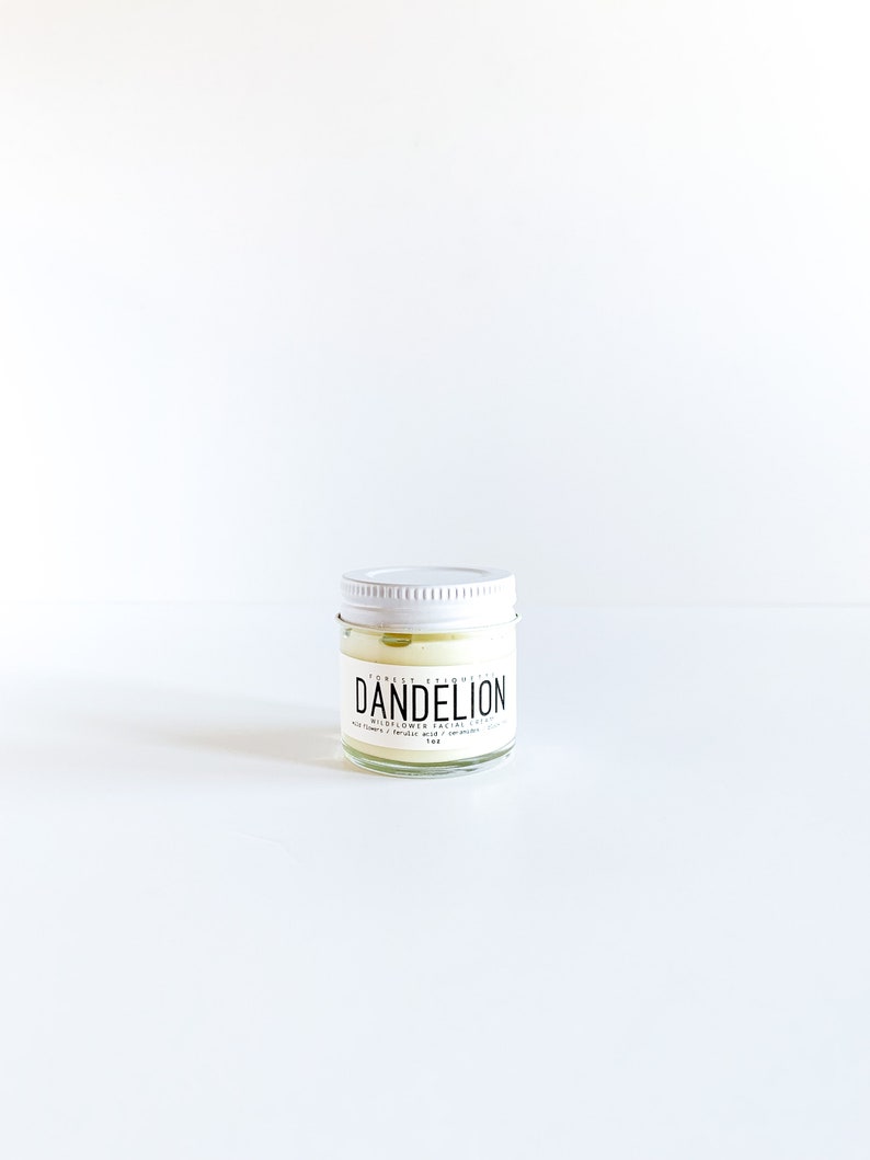 Dandelion. Dandelion facial cream. Wildcrafted organic dandelion facial cream. image 3