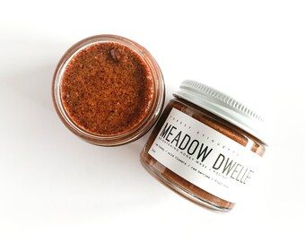 MEADOW DWELLER natural vitamin c rich raw fermented honey brightening mask and facial polish