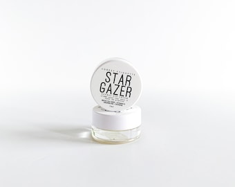 Star Gazer eye cream.  Herb infused eye cream w/ caffeine extract.