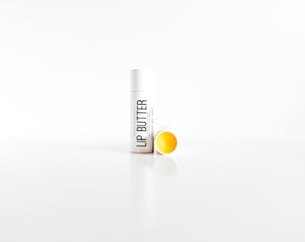 BEURRE À LÈVRES || camomille, menthe + baume à lèvres au suif des pâturages