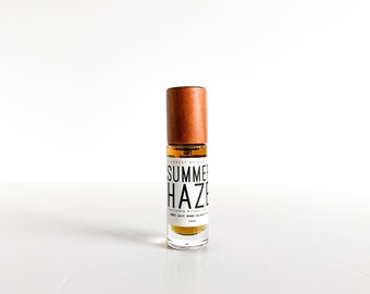 SUMMER HAZE natural perfume.  Ritual perfume.  Essential oil based perfume.