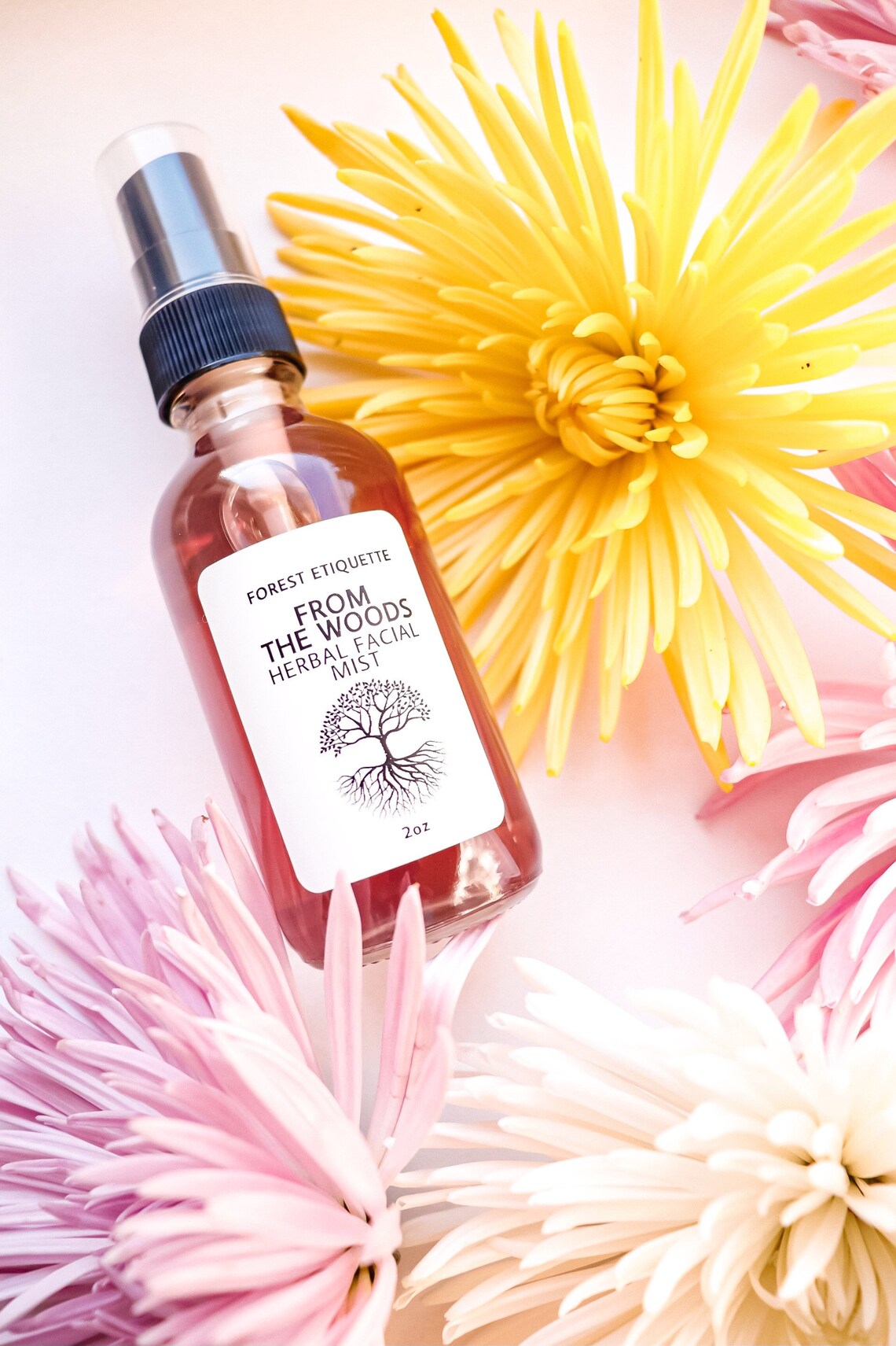 Facial mist. herbal facial mist. Natural. Wildcrafted. Etsy