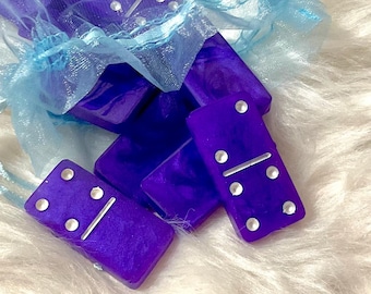 Purple Dominoes Set