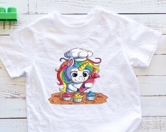 Unicorn Cupcake Youth Unisex Tee Shirt