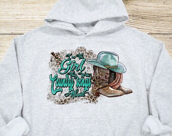 I'm The Girl They Write Country Songs About Youth Hoodie