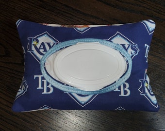Ready To Ship Tampa Bay Rays Baby Wipes Cover