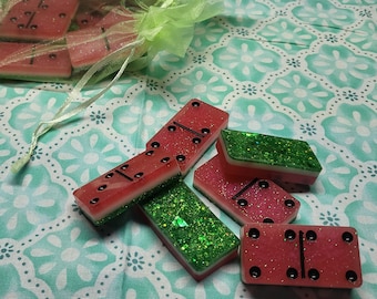 Watermelon Dominoes Set