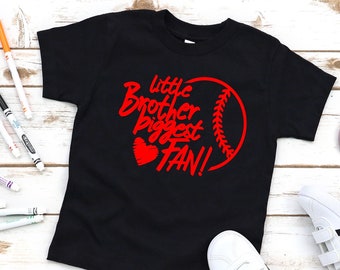 Softball Baseball Brother Toddler Tee