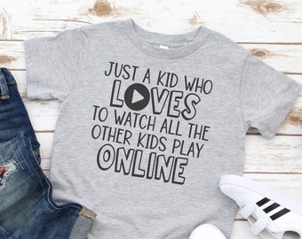 Just A Kid Who Loves To Watch All The Other Kids Play Online Toddler Shirt