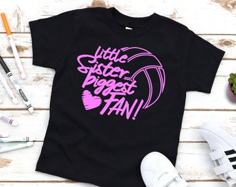 Volleyball Sister Toddler Tee