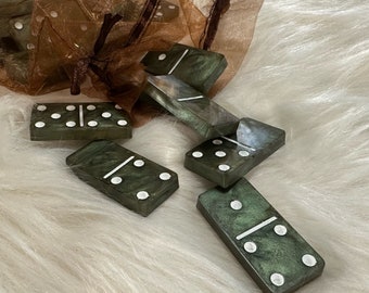 Green Dominoes Set