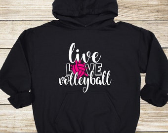Live Love Volleyball Youth Hoodie
