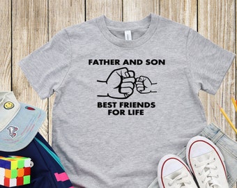 Father And Son Best Friends For Life Youth Tee Shirt