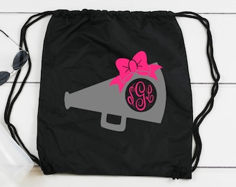 Monogram Cheer Drawstring Bag