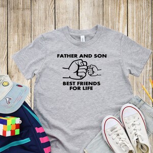 Father And Son Best Friends For Life Youth Tee Shirt, Father And Son Shirt, Father And Son Gift