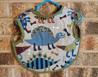 Ready to Ship Dinosaur Bib Apron