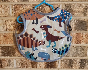 Ready to Ship Dinosaur Bib Apron