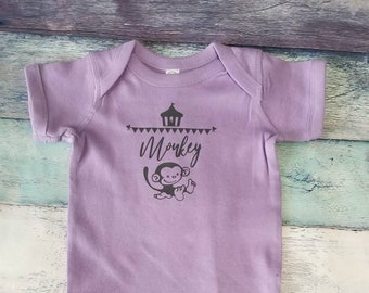 Ready to Ship Circus Monkey Infant 12M Body Suit