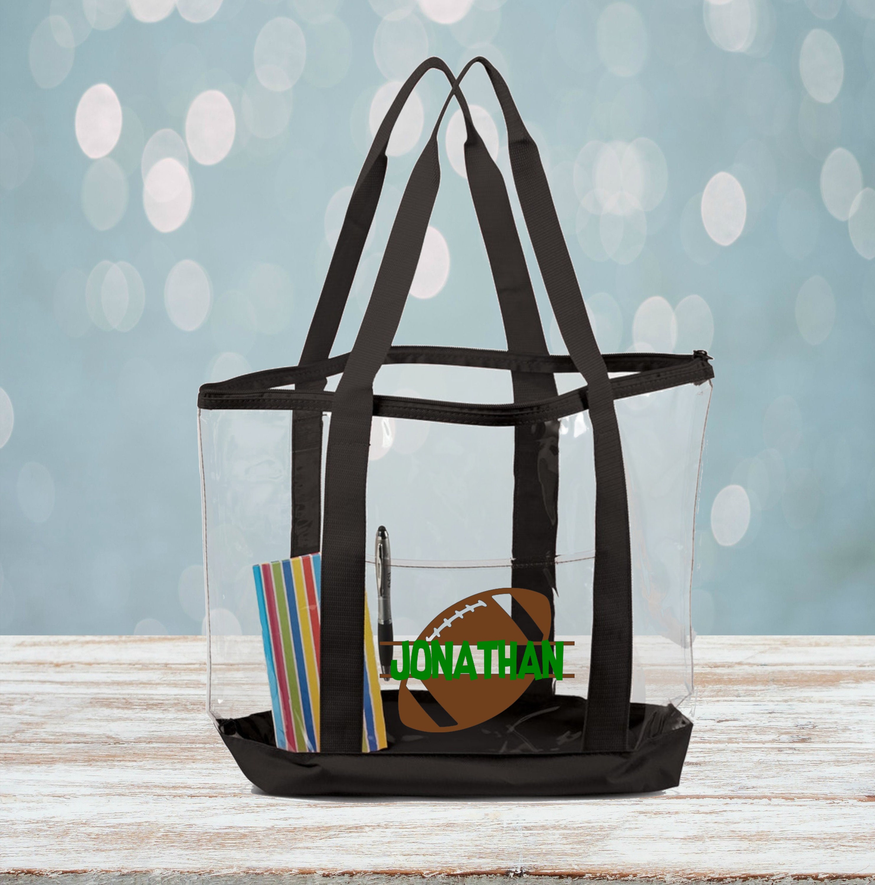 Personalised Clear Party Gift Bags Handle  Personalised Plastic Bags  Handles  Clear  Aliexpress