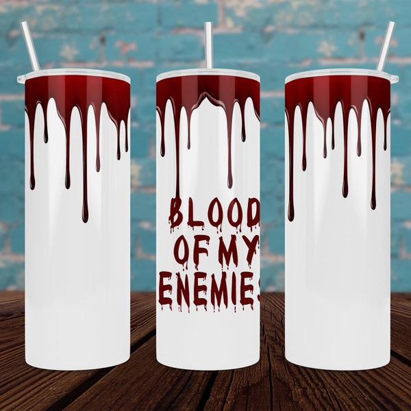 The Blood Of My Enemies Metal Water Bottle