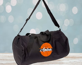 Basketball Monogram Barrel Duffel Bag