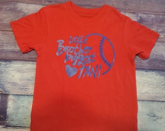 Ready To Ship Softball Baseball Brother Toddler Tee Size 5T