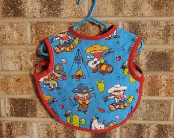 Ready to Ship Cowboy Bib Apron