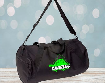 Dinosaur Monogram Barrel Duffel Bag