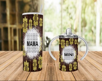 Sunflower Mama And Mini Tumbler Set