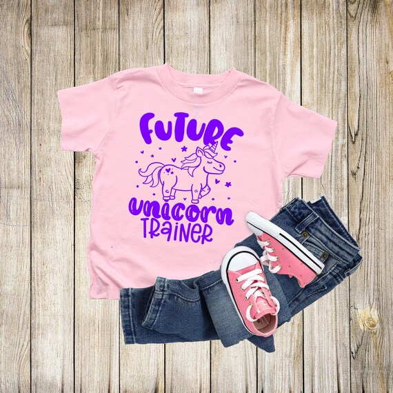 Future Unicorn Trainer Toddler Shirt Toddler Unicorn Shirt Etsy
