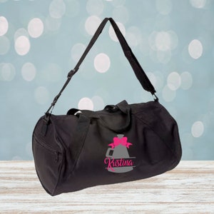Cheer Monogram Barrel Duffel Bag, Cheerleader Bag, Personalized Duffel Bag, Monogram Duffel Bag, Cheerleader Gear Bag, Monogram Sport Bag