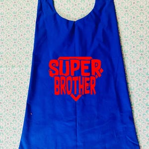 Custom Toddler Cape, Super Hero Cape, Super Sister Cape, Super Brother Cape