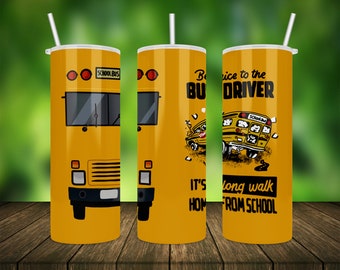 Bus Driver Stainless Steel Tumbler