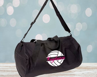 Volleyball Monogram Barrel Duffel Bag