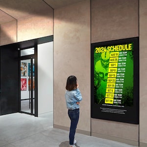 Editable Canva Football Game Schedule - Etsy