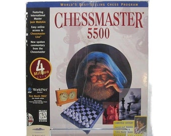 Chessmaster 5500 Big Box PC Game for Windows 95