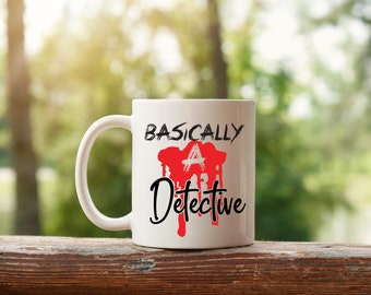 Basically a Detective | 15oz Ceramic Coffee Mug