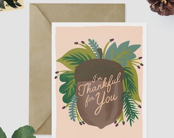thanksgiving cards etsy