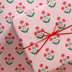Block Print Wrapping Paper - Etsy