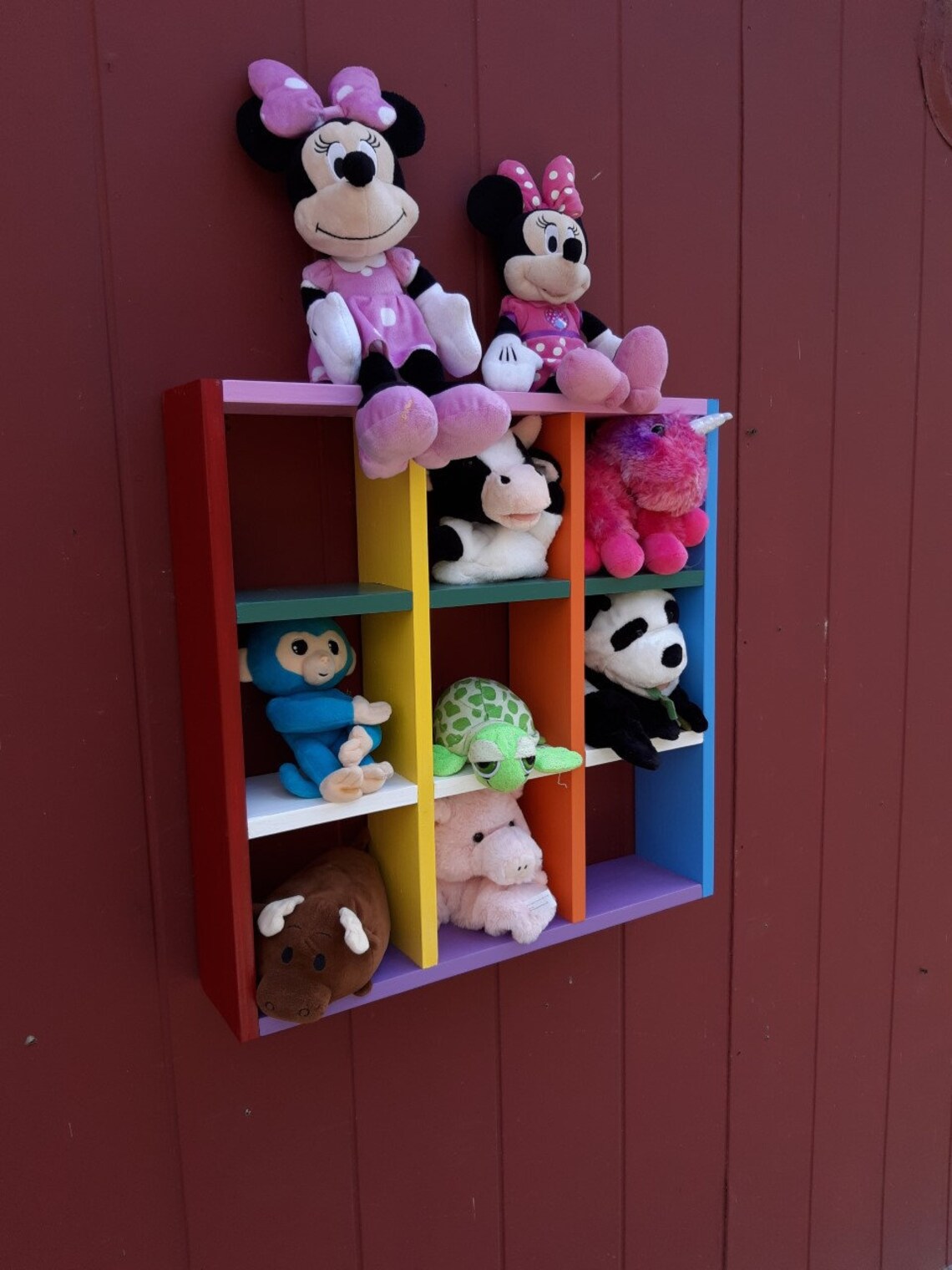 9 Cubby Hole Shelves/Children's Cubby/8 colors displayed/7 Etsy