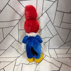 Applause Woody Woodpecker Plush 12" Blue Red Vintage Walter Lantz Toy image 3