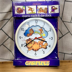 Garfield clock - Etsy 日本